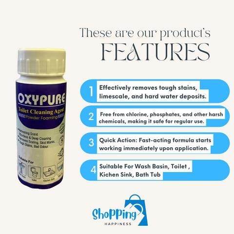 OxyPure: Deep Clean from Bowl to Drain! 100 gm (Pack of 2)